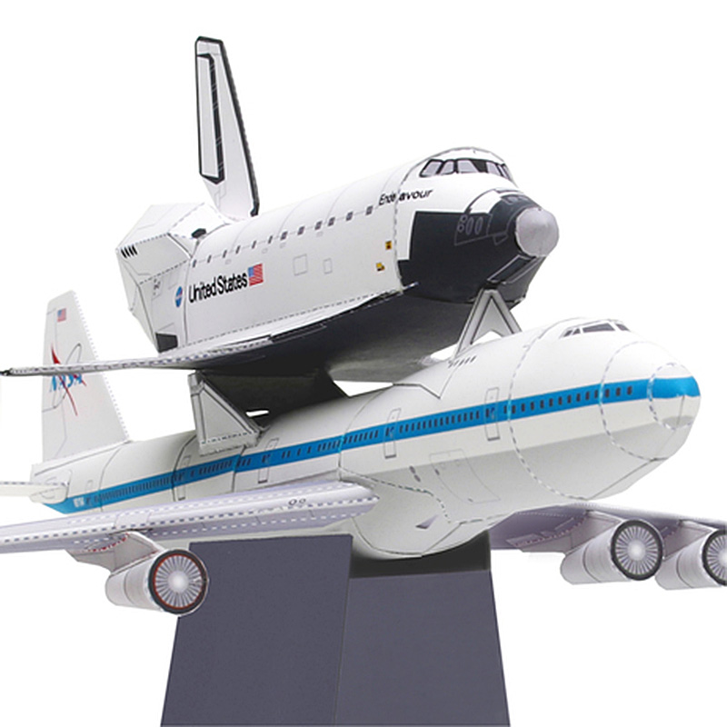 ボーイング747シャトル空母航空機折りたたみアート折り紙手作 - Art Craft Cardboard のレビューと価格