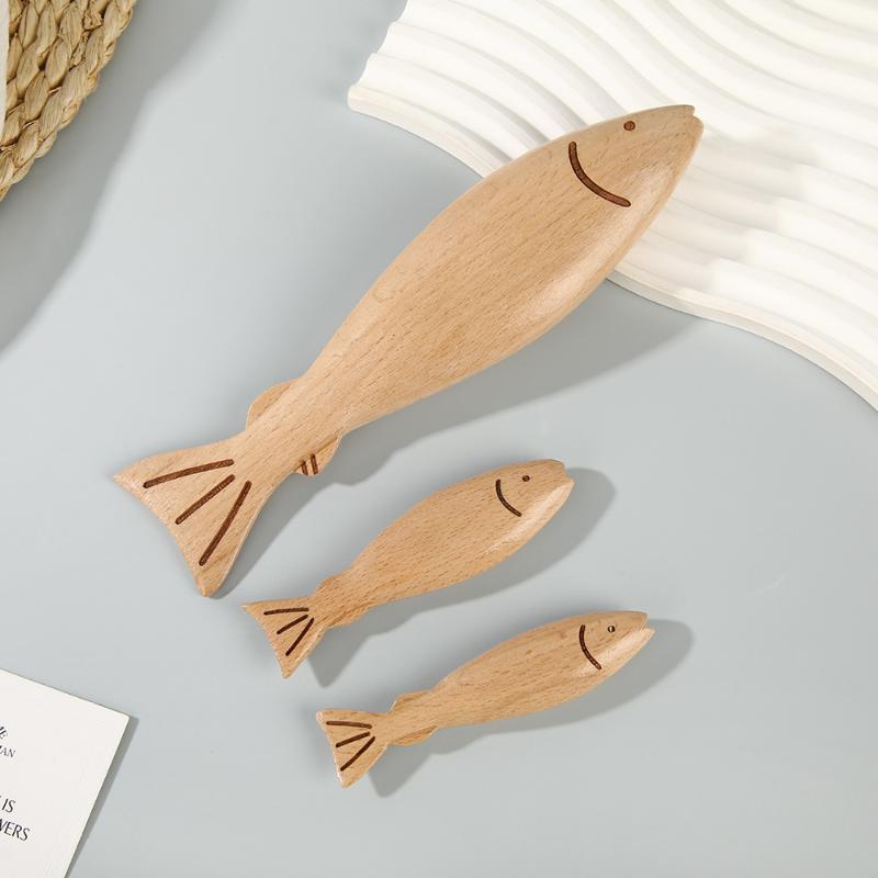 手作りのリアルな木彫り人工魚の置物、レストランの壁飾りDIY - Art Craft Restaurant のレビューと価格