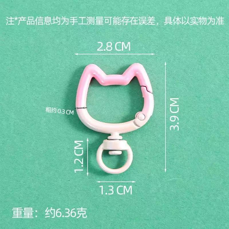 5-10 個グラデーションかわいい猫クラスプ開閉可能なコネク - Art Craft Making のレビューと価格