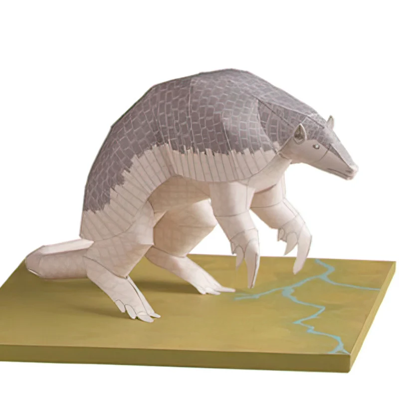 ミニ3D折りたたみ紙モデルペーパークラフト、巨大なアルマジロ - Art Craft Cardboard のレビューと価格