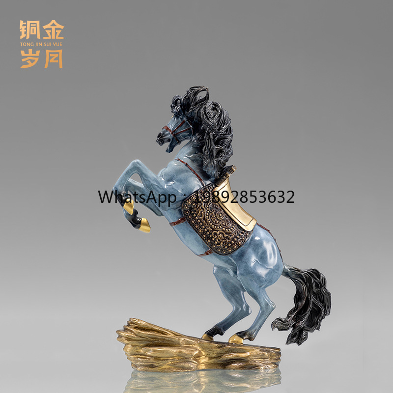 LYY銅工芸工房 戦馬真鍮製置物 干支馬 金属銅器工芸品 玄 - Art Craft Workshop のレビューと価格